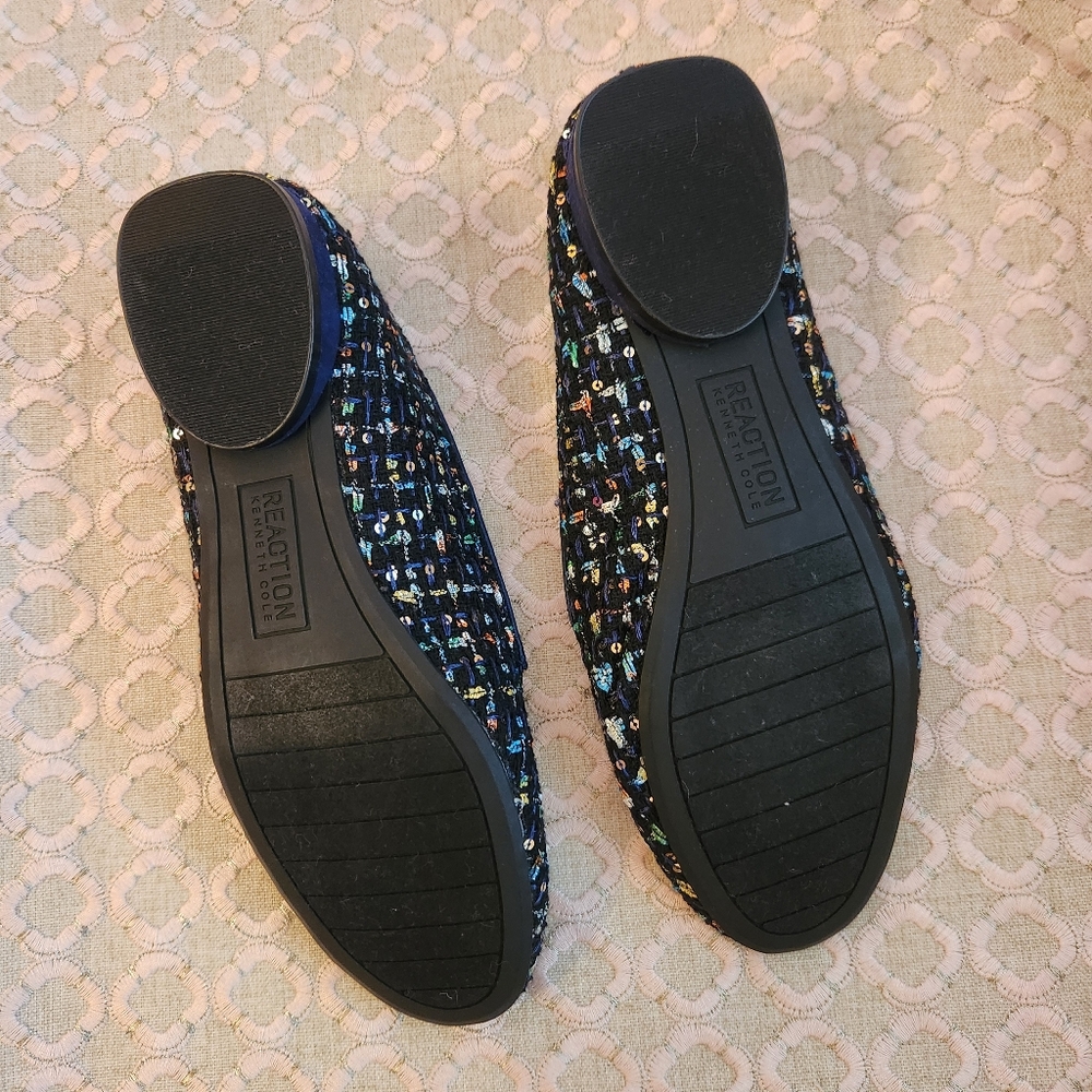 🆕️NWOT Kenneth Cole Reaction Women's Tweed Loafer, Size 8 - Picture 7 of 9